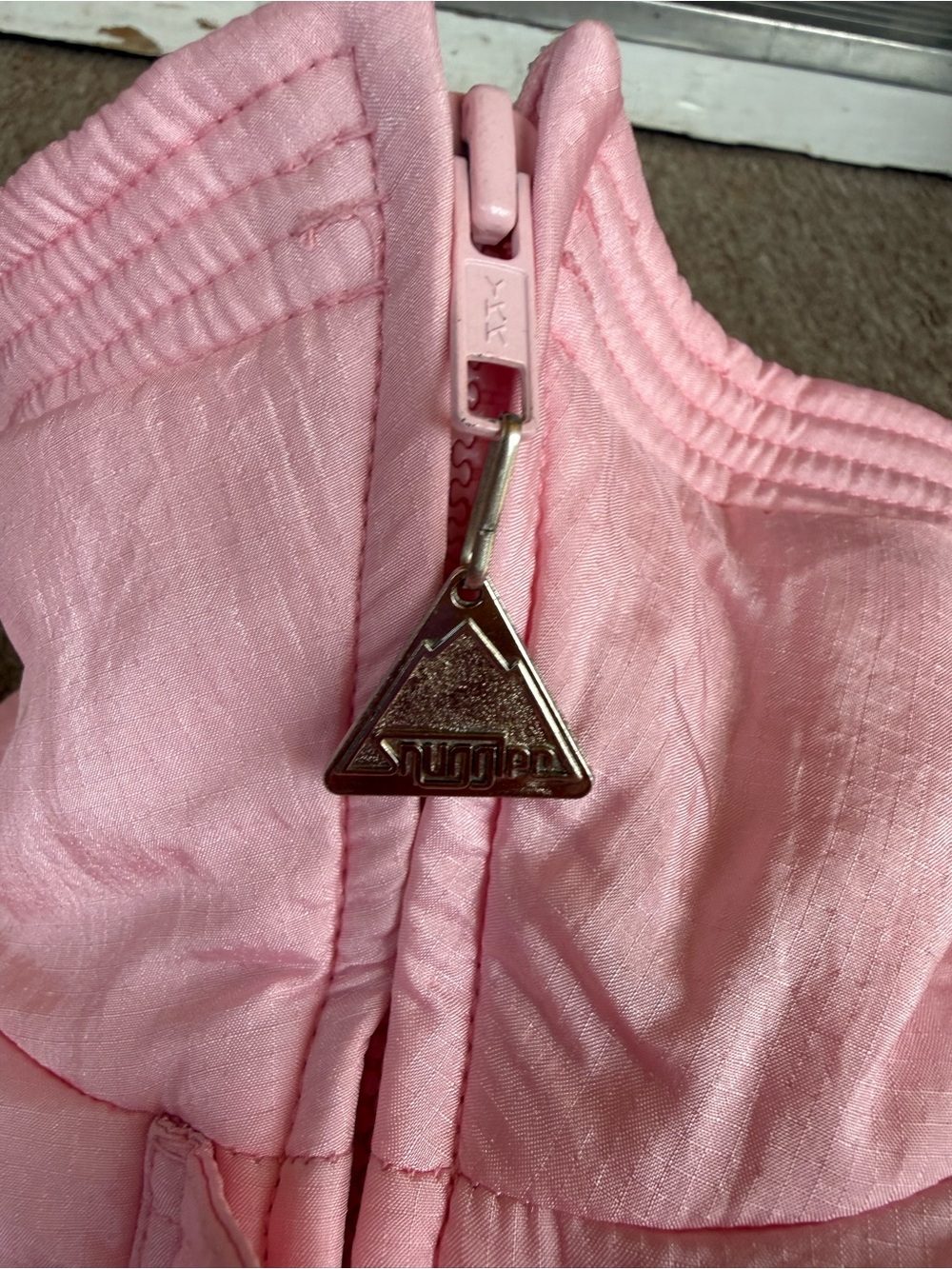 Vintage Snuggler Women’s Pink Puffer Jacket - - Picture 7 of 11